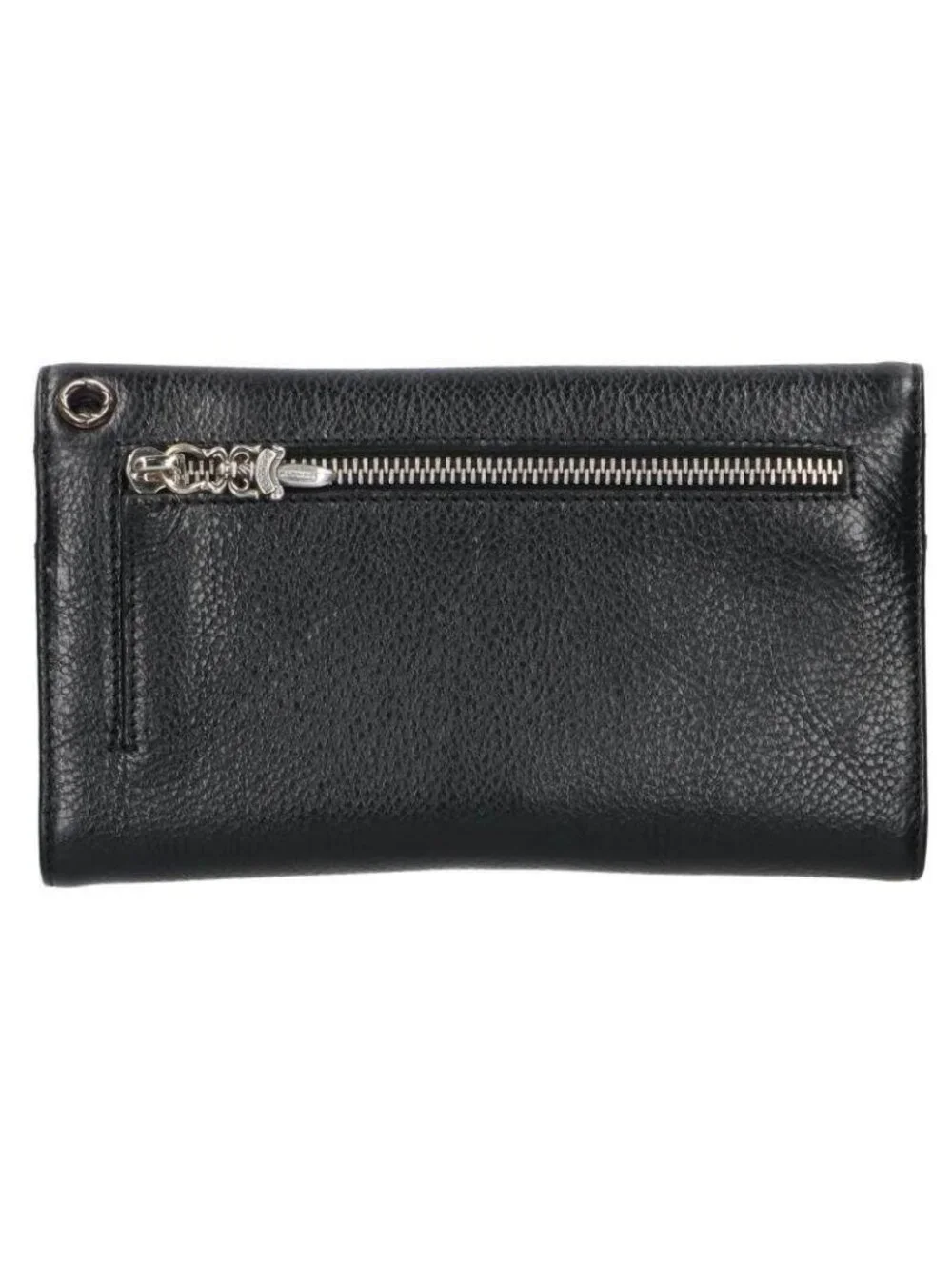 Chrome Hearts Wave Cross Ball Button Leather Wallet